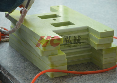 Yellow GPO3 Fiberglass Sheeting Panels EN45545 Certified Low Water Absorption