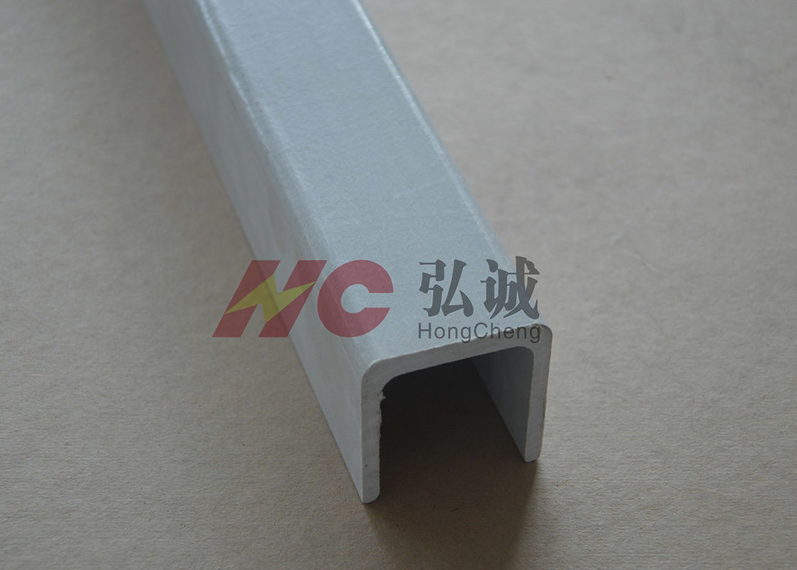 Durable GPO-3 U Channel Pultruded Profiles High Perpendicular Flexural Strength