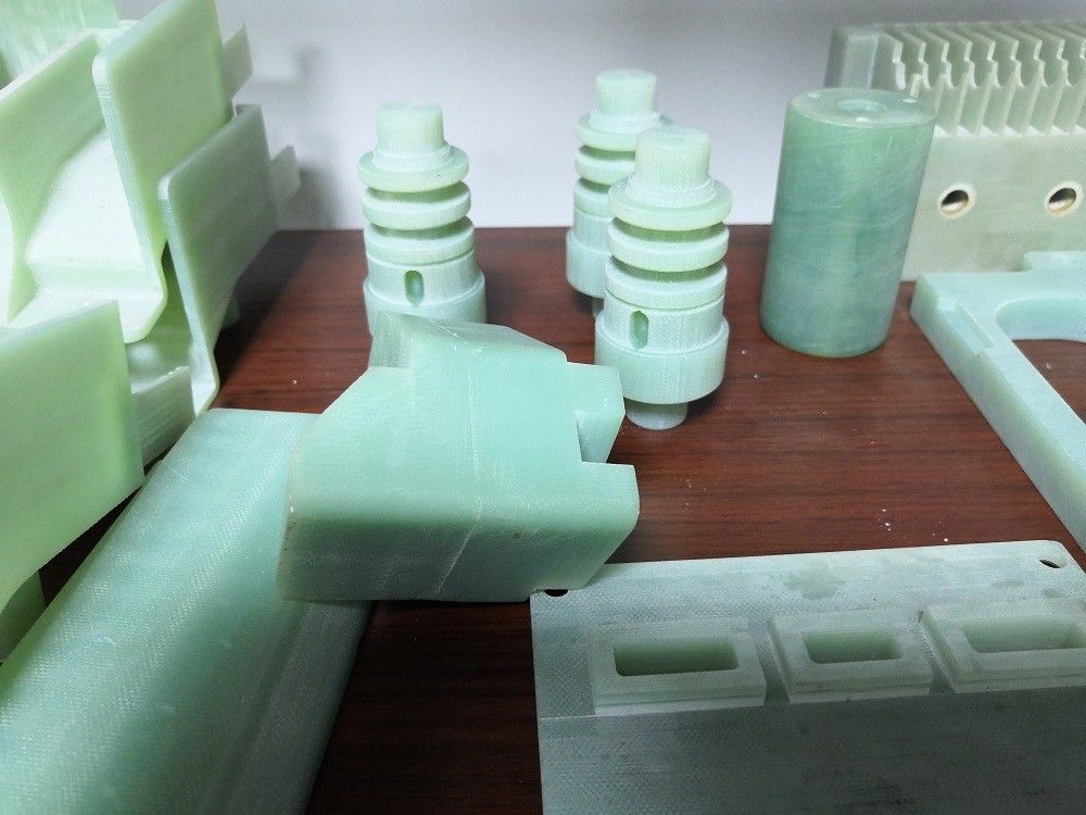 CNC Light Green FR-4 Epoxy Laminated Sheet Machined Parts