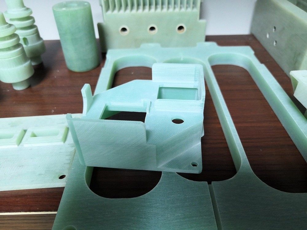 CNC Light Green FR-4 Epoxy Laminated Sheet Machined Parts