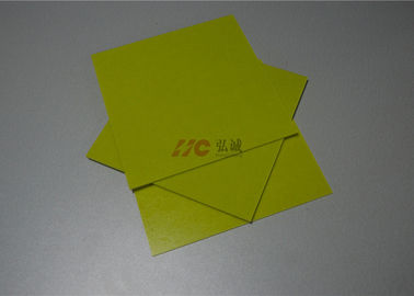 Durable UPGM 203 Insulation Sheet / Yellow Laminate Sheet With RoHS Certified