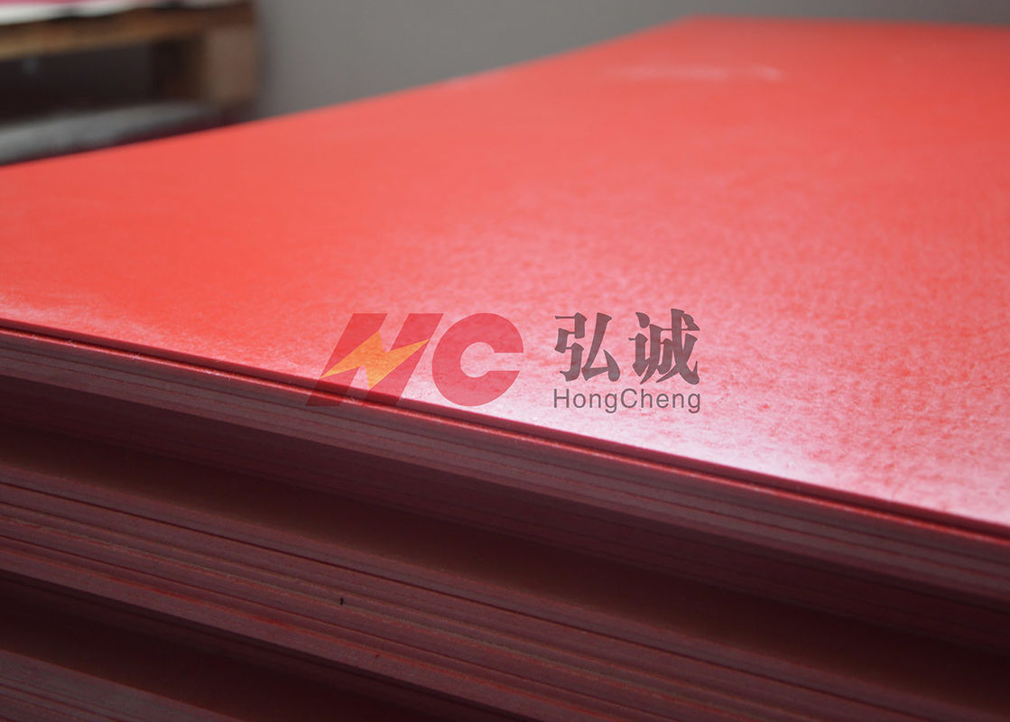 Red Laminate Sheet / GPO3 Fiberglass Sheet Excellent Flexural Strength