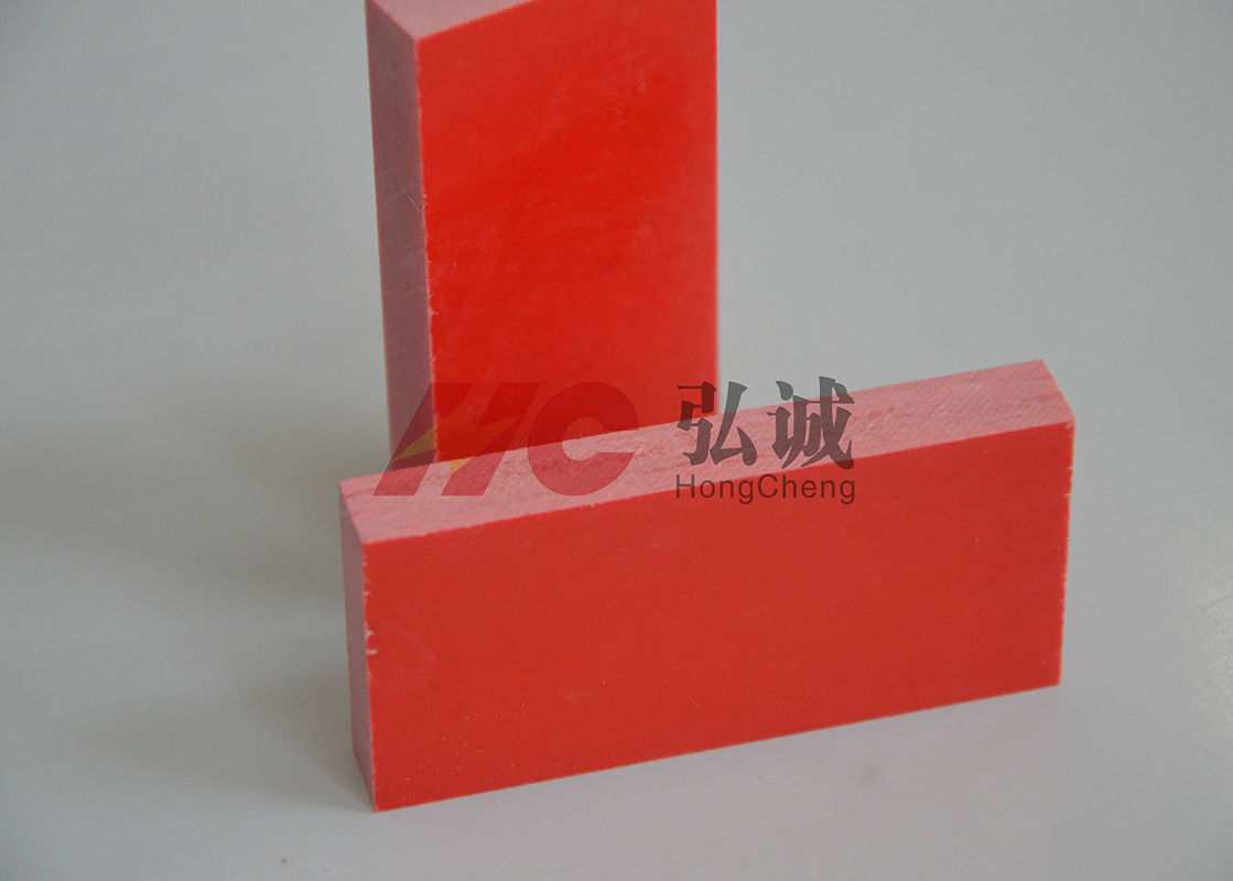 Red Laminate Sheet / GPO3 Fiberglass Sheet Excellent Flexural Strength