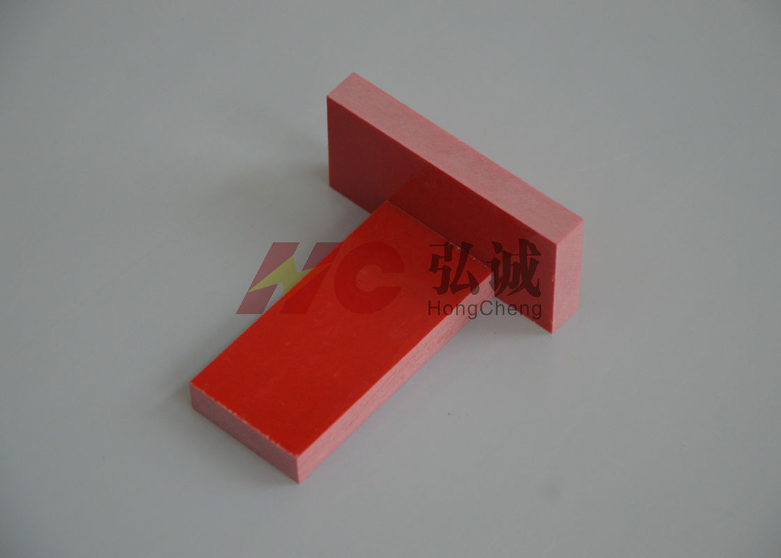 Red Laminate Sheet / GPO3 Fiberglass Sheet Excellent Flexural Strength