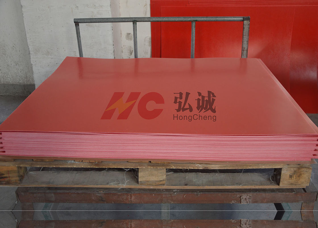 Flame Resistant Red Laminate Sheet High - Flexural And High - Impact Strength