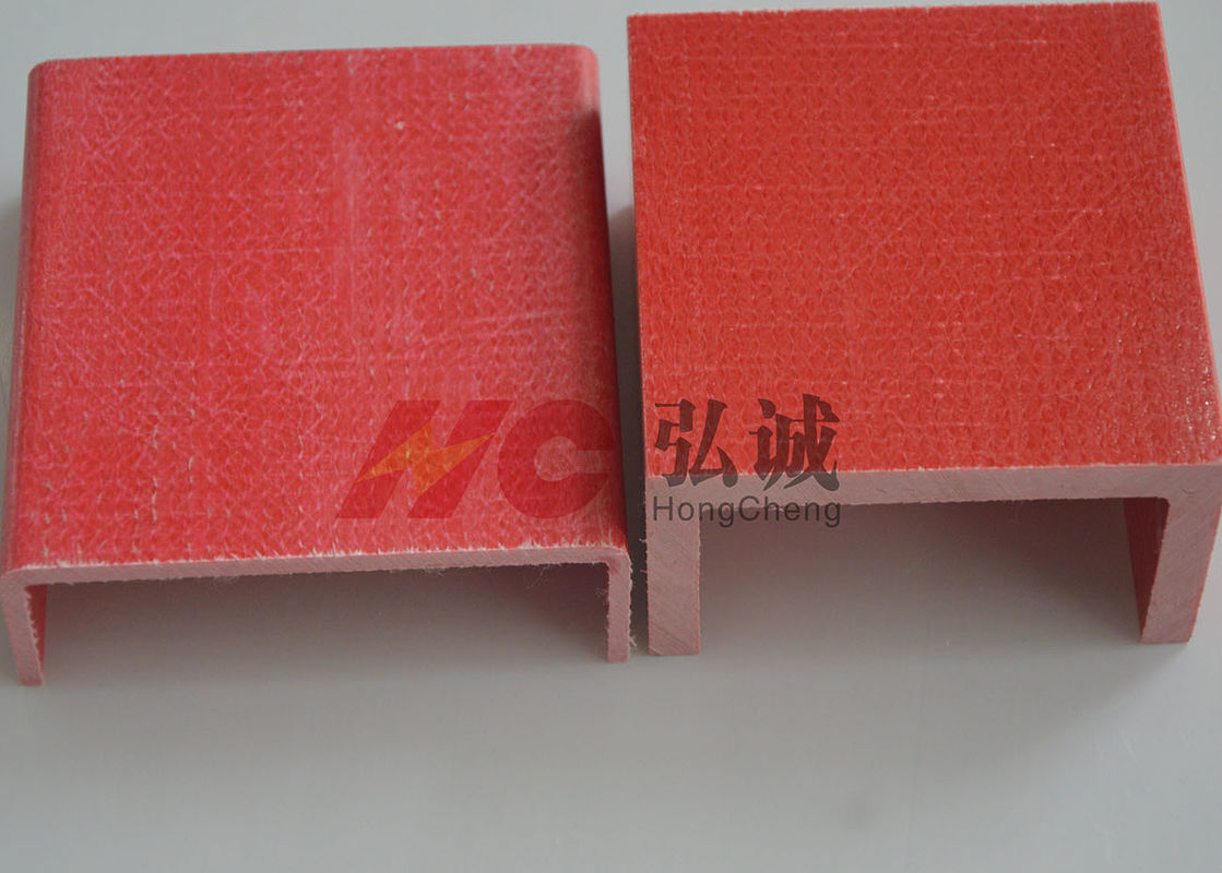 V0 Fire Retardant Fiberglass U Channel UL Certified Non Explosive Edge