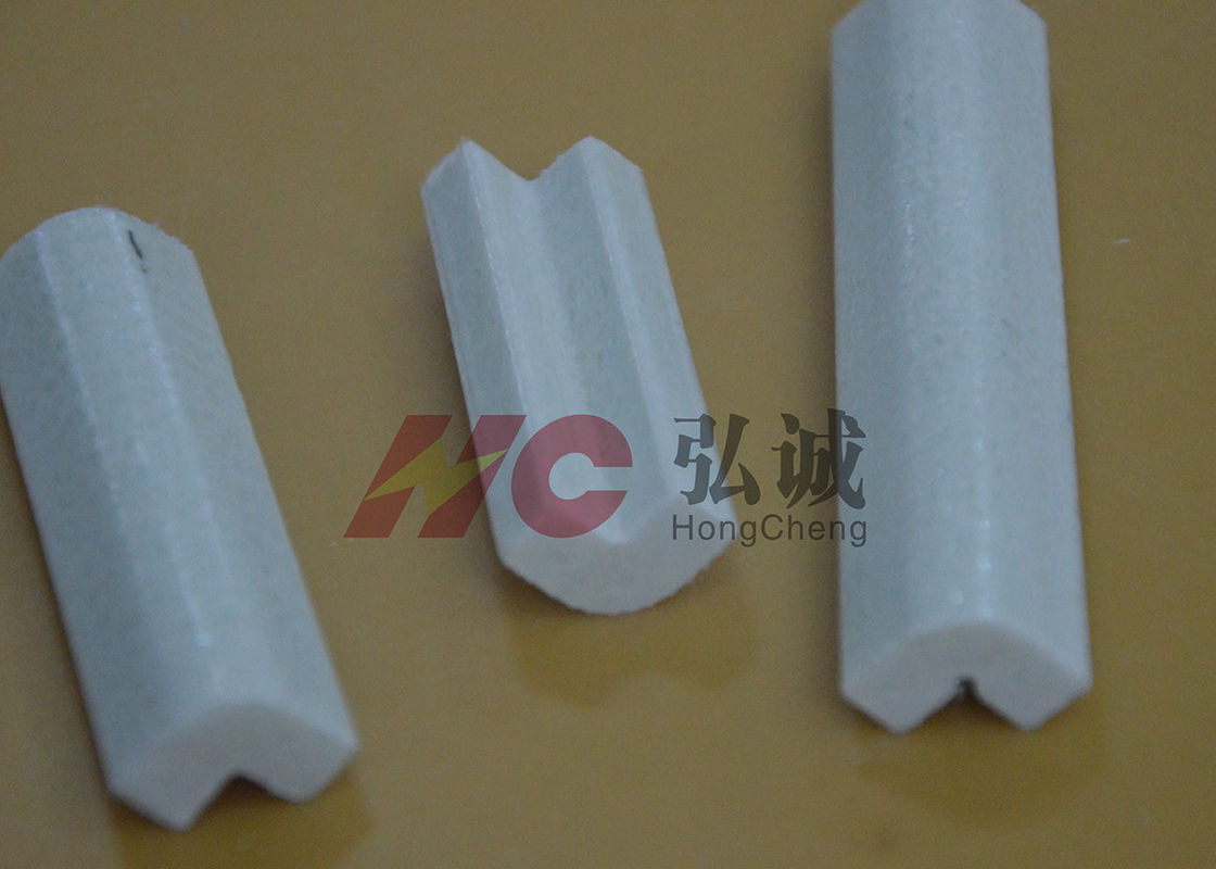 180℃ Heat Resistance Pultruded Corner Bone , Gpo - 3 Insulation Profile Corner Bone