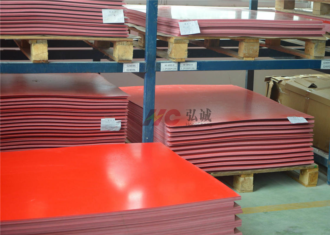 Red UPGM 203 Insulation Sheet HM2471 German Standard High Mechanical Strength