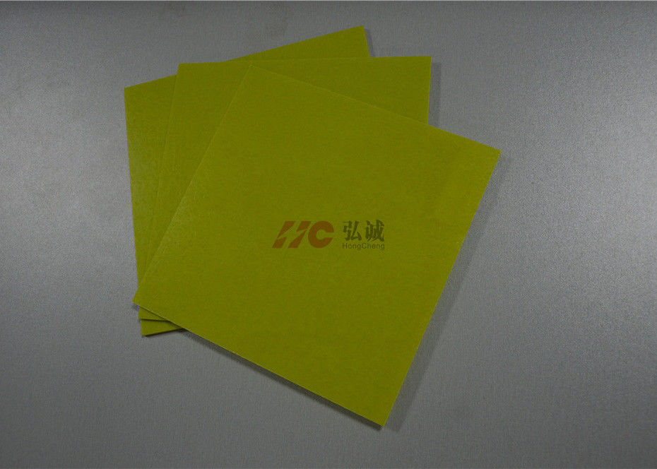 Durable UPGM 203 Insulation Sheet / Yellow Laminate Sheet With RoHS Certified