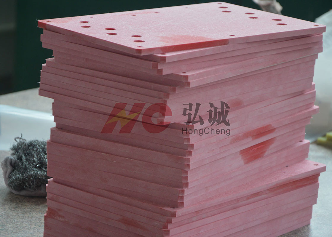 EN45545 heat resistant Red GPO3 Fiberglass Sheet