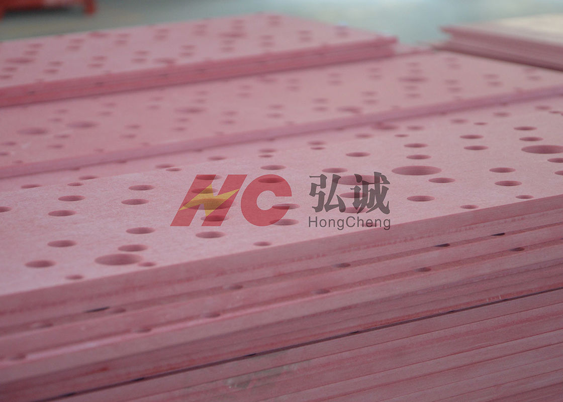 Red Grinded UPGM 203 Insulation Sheet With Rohs Reach High Compressive Strength