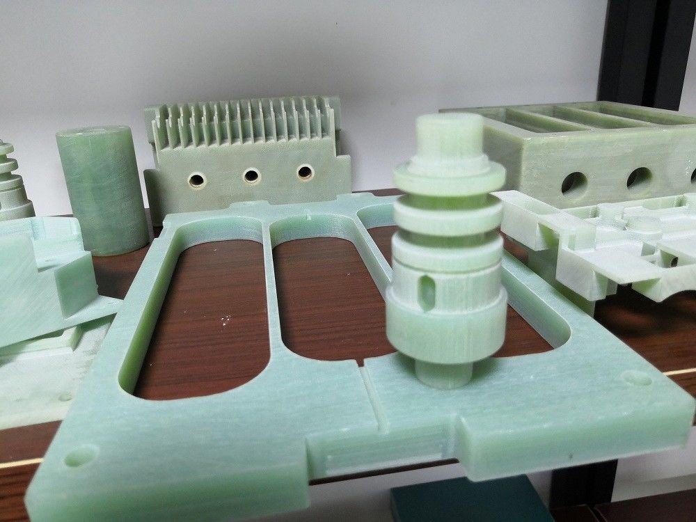 CNC Light Green FR-4 Epoxy Laminated Sheet Machined Parts