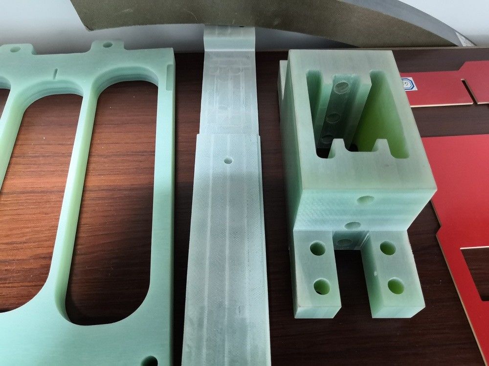 CNC Light Green FR-4 Epoxy Laminated Sheet Machined Parts